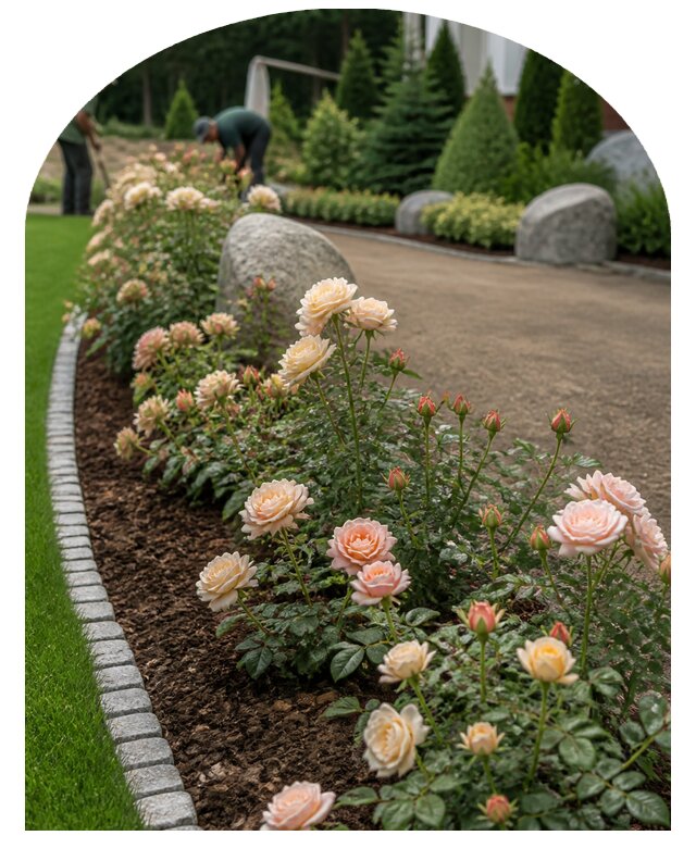 Розарий под ключ в Шарыпове по цене от 15158 р. | Метпроект-Шрп